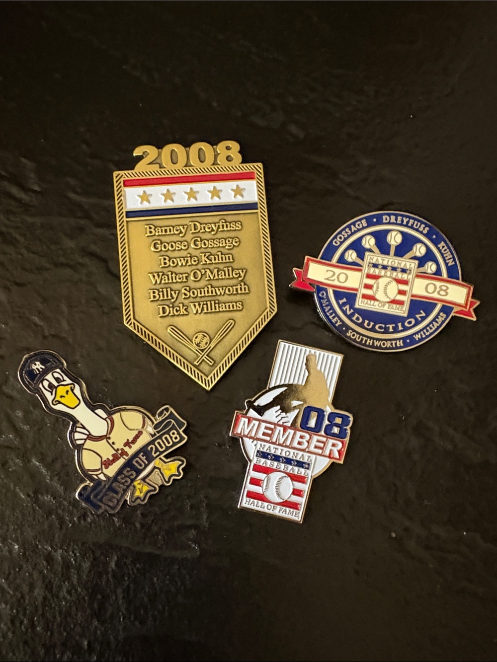 2008 Commemorative Baseball Pin -Goose Gossage Barney Dreyfuss